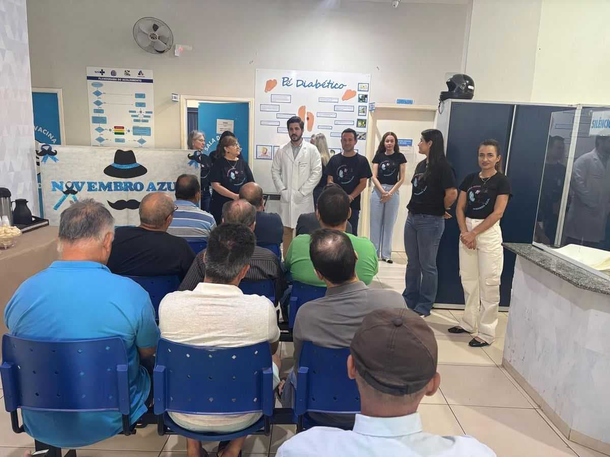 Secretaria Municipal de Saúde realiza ações do Novembro Azul em Santa Salete