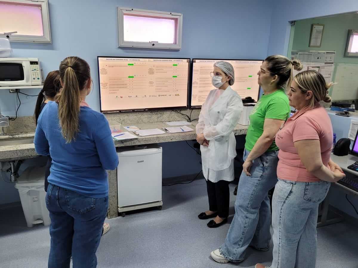 UTI Neonatal da Santa Casa de Jales recebe visita do Hospital Alemão Oswaldo Cruz